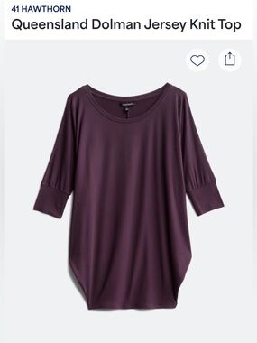 41 Hawthorn Queensland Dolman Top